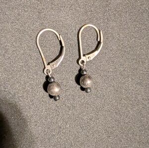 Elegant Silver Drop Earrings